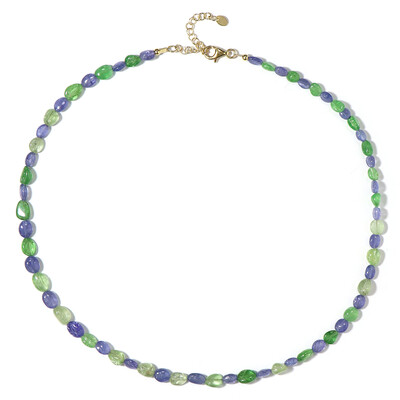 Tanzanite Silver Necklace