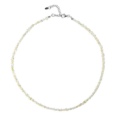 Welo Opal Silver Necklace
