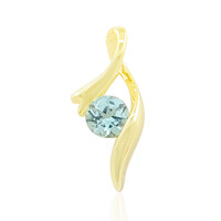 9K Nigerian Paraiba Tourmaline Gold Pendant