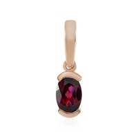 9K Raspberry Rhodolite Gold Pendant