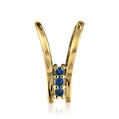9K Hauynite Gold Pendant