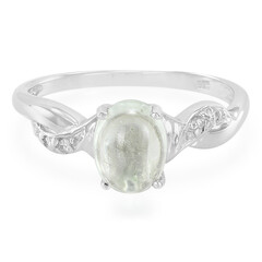 Cuprian Tourmaline Silver Ring