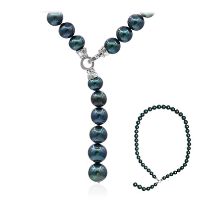 Freshwater pearl Silver Necklace (TPC)