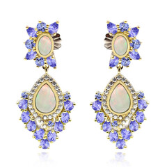 Welo Opal Silver Earrings (Dallas Prince Designs)