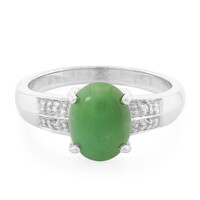 Imperial Chrysoprase Silver Ring
