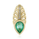 14K AAA Zambian Emerald Gold Pendant (de Melo)