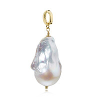 White Freshwater Pearl Silver Pendant