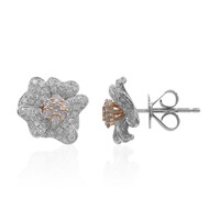 18K I1 Pink Diamond Gold Earrings (CIRARI)