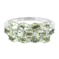 Fancy Tourmaline Silver Ring