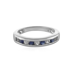 Blue Sapphire Silver Ring