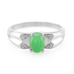 Imperial Chrysoprase Silver Ring