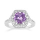 Amethyst Silver Ring