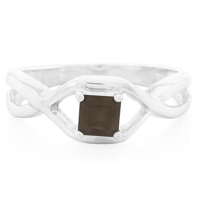 Smoky Quartz Silver Ring