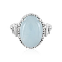 Aquamarine Silver Ring