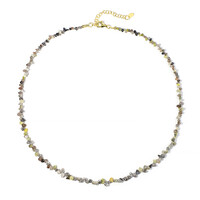 Fancy Diamond Silver Necklace