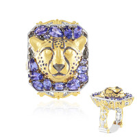 Tanzanite Silver Ring (Gems en Vogue)