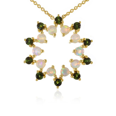 Welo Opal Silver Necklace