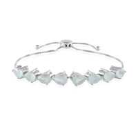 Brazilian Aquamarine Silver Bracelet
