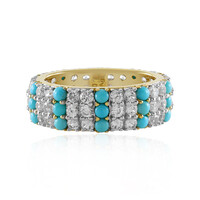 Sleeping Beauty Turquoise Silver Ring