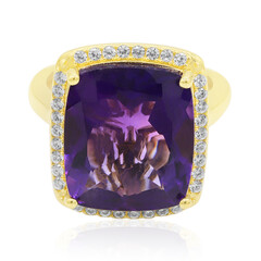 Moroccan Amethyst Silver Ring