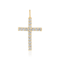 White Topaz Silver Pendant