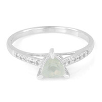 Prehnite Silver Ring