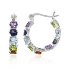 Amethyst Silver Earrings