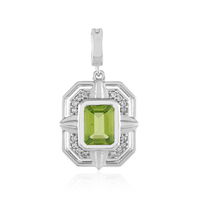 Peridot Silver Pendant