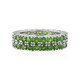 Russian Diopside Silver Ring