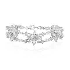 White Topaz Silver Bracelet