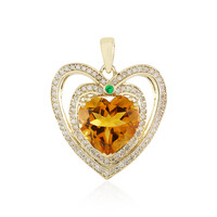 9K Madeira Citrine Gold Pendant (de Melo)