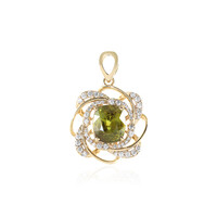 9K Sphene Gold Pendant