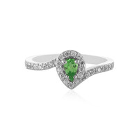 Tsavorite Silver Ring
