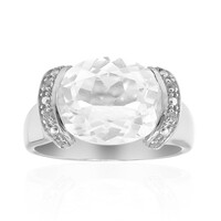 Tibetan Quartz Silver Ring