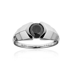 9K Black Diamond Gold Ring (de Melo)