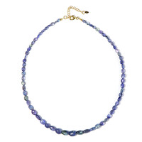 Unheated Tanzanite Silver Necklace