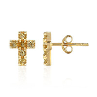 Citrine Silver Earrings