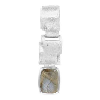 Labradorite Silver Pendant (MONOSONO COLLECTION)