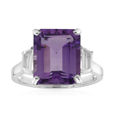 Amethyst Silver Ring