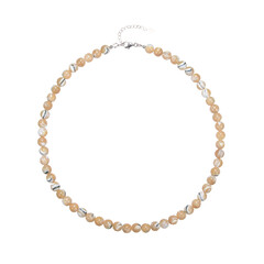 Mother of Pearl Silver Necklace