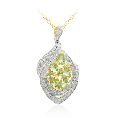 Peridot Silver Necklace