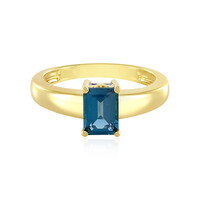 London Blue Topaz Silver Ring