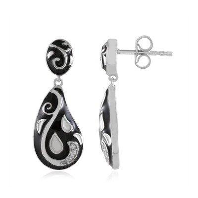 Zircon Silver Earrings