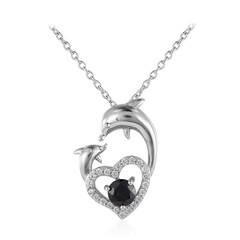 Blue Sapphire Silver Necklace