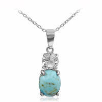 Turquoise Silver Necklace