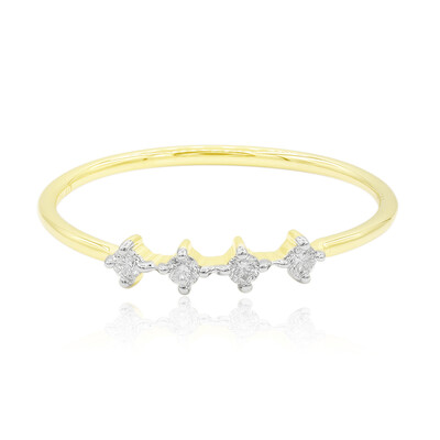 9K SI1 (G) Diamond Gold Ring (Annette)