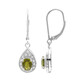 Cuprian Tourmaline Silver Earrings