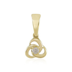 9K I3 (J) Diamond Gold Pendant