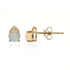 10K AAA Welo Opal Gold Earrings