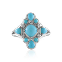 Sleeping Beauty Turquoise Silver Ring